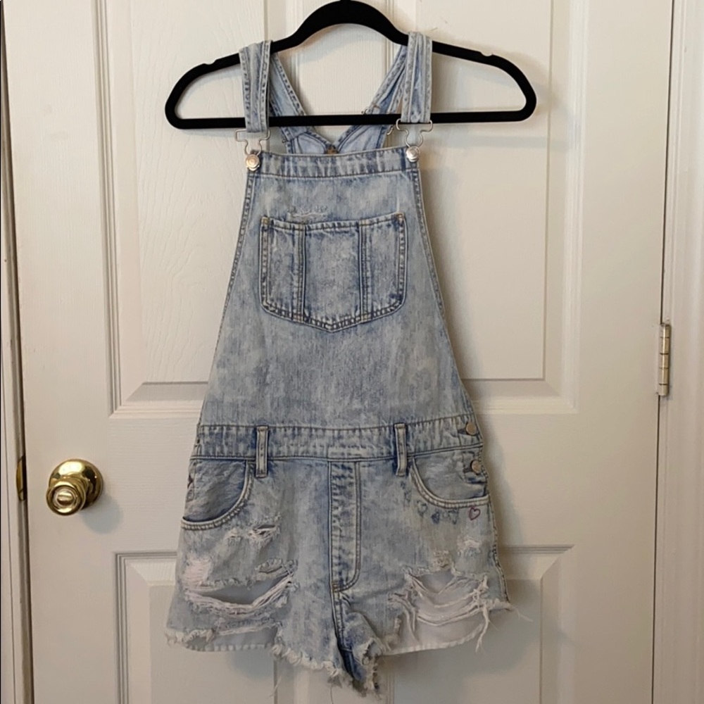 American Eagle Denim Overalls